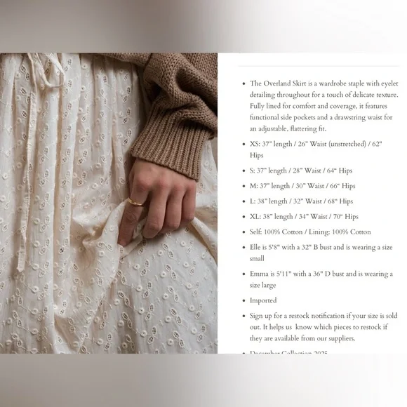 NWT Neuflora XS Overland Skirt - Picture 2 of 5